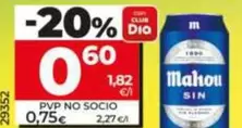 Mahou - Cerveza Sin Lata 33 Cl