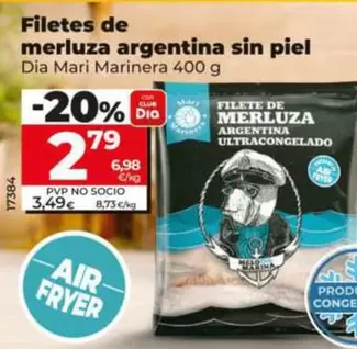 Dia Mari Marinera - Filetes De Merluza Argentina Sin Piel