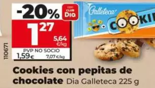 Dia Galleteca - Cookies Con Pepitas De Chocolate
