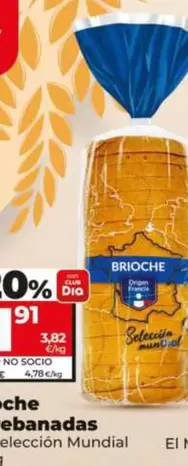 Dia Seleccion Mundial - Brioche En Rebanadas
