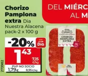 Dia Nuestra Alacena - Chorizo Pamplona Extra