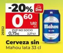 Mahou - Cerveza Sin 