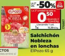 Elpozo - Salchichón Nobleza En Lonchas