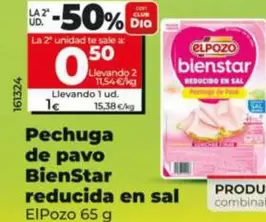 Elpozo - Pechuga De Pavo Bienstar Reducida En Sal 