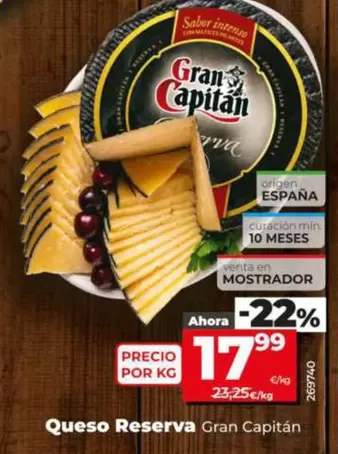 Gran Capitán - Queso Reserva