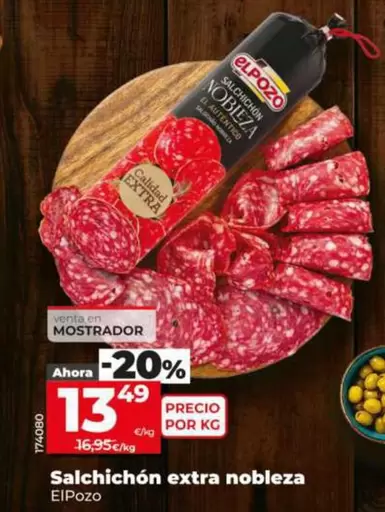 Elpozo - Salchichón Extra Nobleza