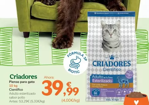 Criadores - Pienso Para Gato