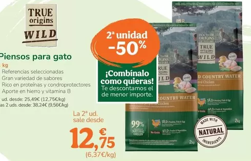 True Origins - Wild Piensos Para Gato