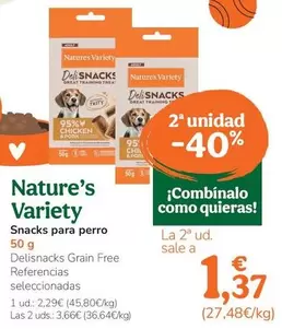 Nature' S Variety - Snacks Para Perro