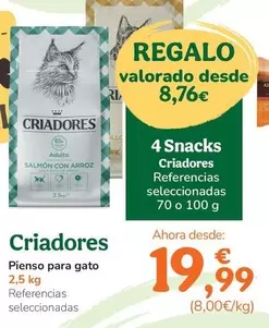 Criadores - Pienso Para Gato