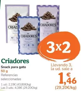 Criadores - Snack Para Gato
