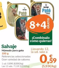 Salvaje - Humedo Para Gato