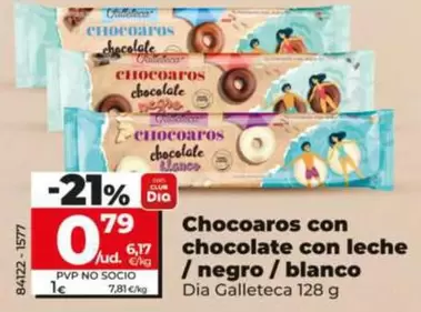 Dia Galleteca - Chocoaros Con Chocolate Con Leche 