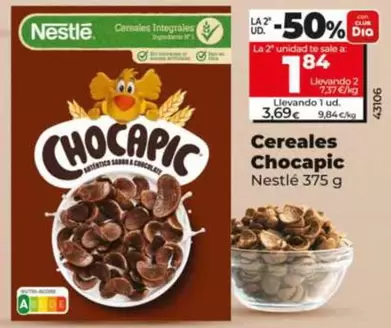 Nestlé - Cereales Chocapic 