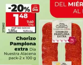 Dia Nuestra Alacena - Chorizo Pamplona Extra
