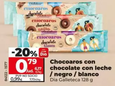 Dia Galleteca - Chocoaros Con Chocolate Con Leche/Negro/Blanco 