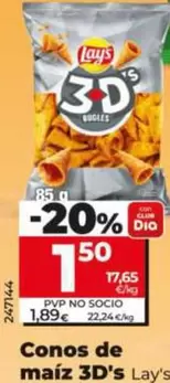 Lay's - Conos De Maíz 3D's 