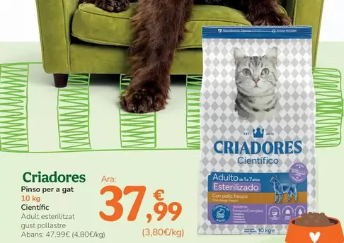 Criadores - Pienso Para Gato