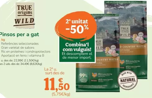 True Origins - Wild Piensos Para Gato