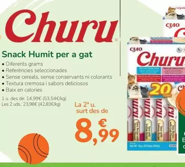 Churu - Snack Humedo Para Gato