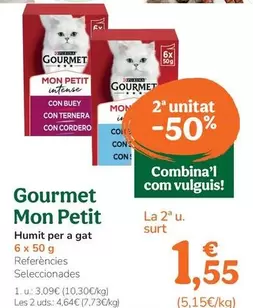 Purina - Gourmet Mon Petit Humedo Para Gato