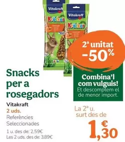 Vitakraft - Snacks Para Roedor