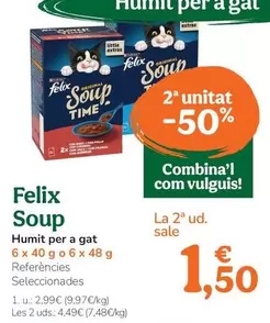 Purina - Felix Soup Humedo Para Gato