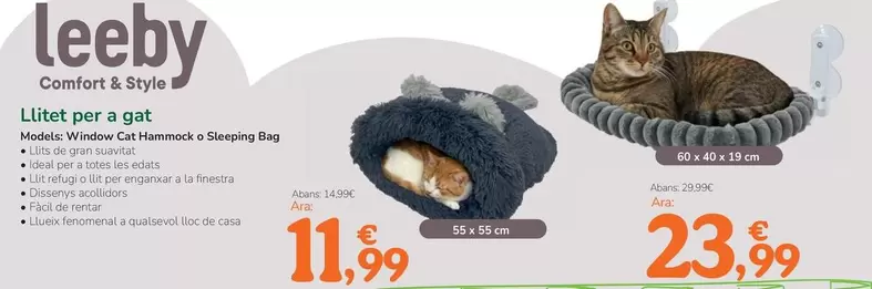 Leeby - Camitas Para Gato