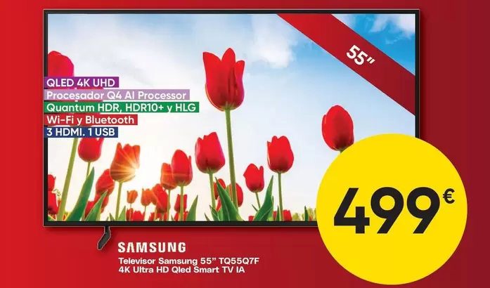 Samsung - Televisor 55" Tq55q7f 4k Ultra Hd Oled Smart Tv Ia
