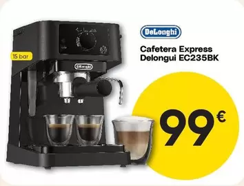 DeLonghi - Cafetera Express Ec235bk