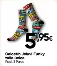 Calcetín Joluvi Funky Talla Unica