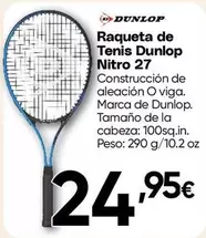 Dunlop - Raqueta De Tenis  Nitro 27