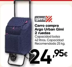 gimi - Carro Compra Argo Urban 2 Ruedas