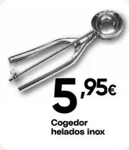 Cogedor Helados Inox