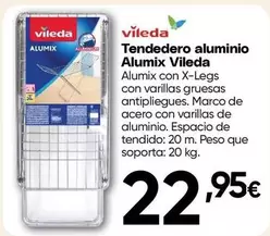Vileda - Tendedero Aluminio Alumix