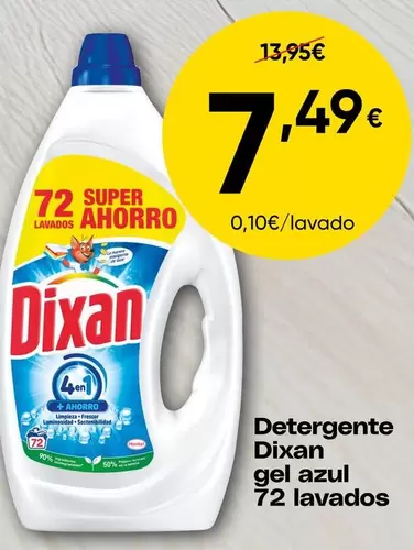 Dixan - Detergente Gel Azul