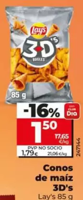Lay's - Conos De Maíz 3D's 