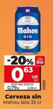 Mahou - Cerveza Sin 