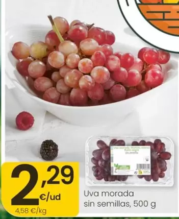Uva Morada Sin Semillas