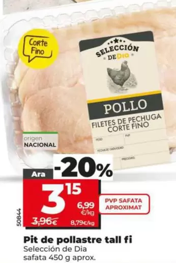 Seleccion De Dia - Pechuga De Pollo Corte Fino 