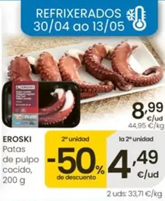 Eroski - Patas De Pulpo Cocido