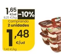 Eroski - Postre De Chocolate Y Nata