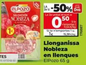 Elpozo - Salchichón Nobleza En Lonchas 
