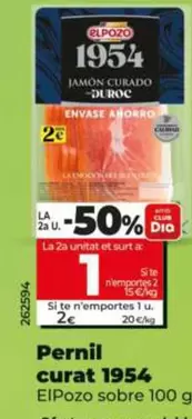 Elpozo - Jamón Curado 1954 