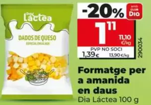 Dia Lactea - Queso Para Ensalada En Dados 