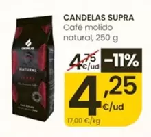 Candelas - Supra Cafe Molido Natural