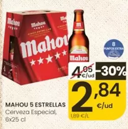 Mahou - 5 Estrellas Cerveza Especial