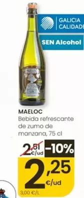 Maeloc - Bebida Refrescante De Zumo De Manzana