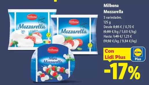 Milbona - Mozzarella
