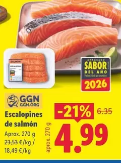 Escalopenes De Salmon